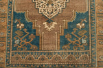 4x6 Brown and Light Brown Anatolian Turkish Tribal Rug