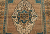 4x6 Brown and Light Brown Anatolian Turkish Tribal Rug