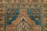 4x6 Brown and Light Brown Anatolian Turkish Tribal Rug