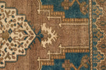 4x6 Brown and Light Brown Anatolian Turkish Tribal Rug