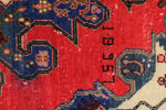 4x6 Red and Multicolor Anatolian Turkish Tribal Rug