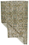 5x8 Green and Multicolor Turkish Anatolian Rug