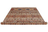 7x10 Light Brown and Multicolor Tribal Rug