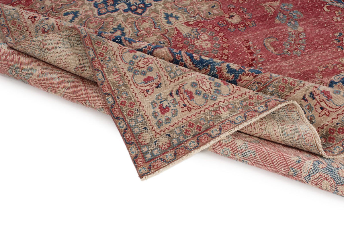 8x12 Rust and Multicolor Modern Contemporary Rug