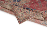 8x12 Rust and Multicolor Modern Contemporary Rug