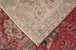 8x12 Rust and Multicolor Modern Contemporary Rug