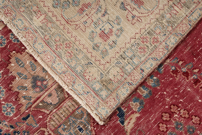 8x12 Rust and Multicolor Modern Contemporary Rug