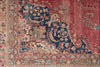 8x12 Rust and Multicolor Modern Contemporary Rug