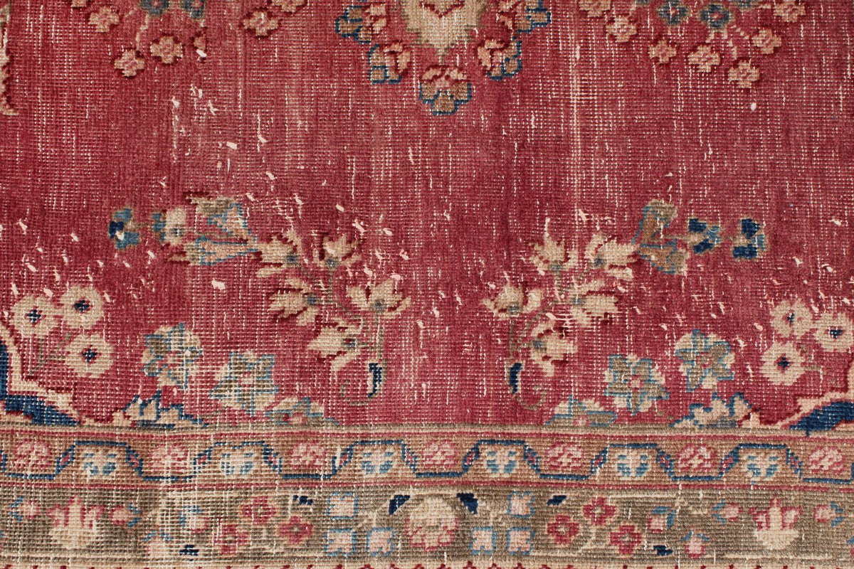 8x12 Rust and Multicolor Modern Contemporary Rug