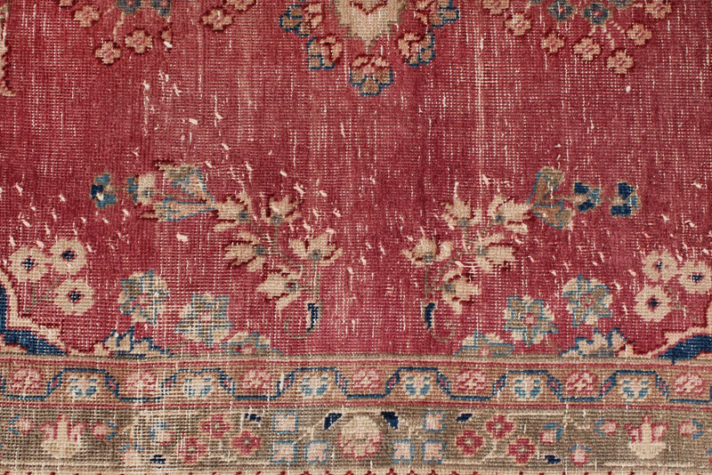 8x12 Rust and Multicolor Modern Contemporary Rug