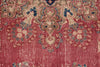 8x12 Rust and Multicolor Modern Contemporary Rug