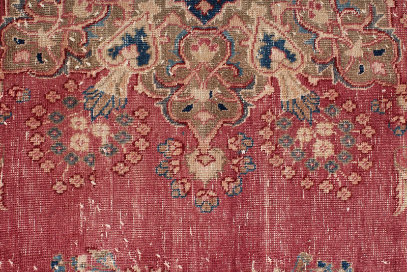 8x12 Rust and Multicolor Modern Contemporary Rug