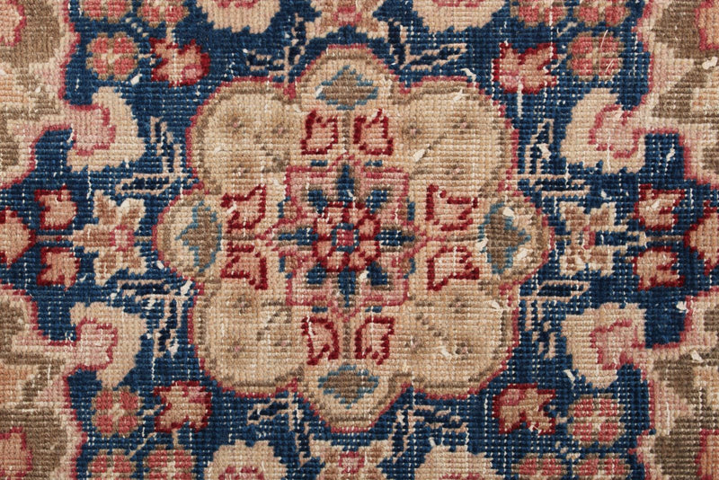 8x12 Rust and Multicolor Modern Contemporary Rug