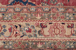 8x12 Rust and Multicolor Modern Contemporary Rug