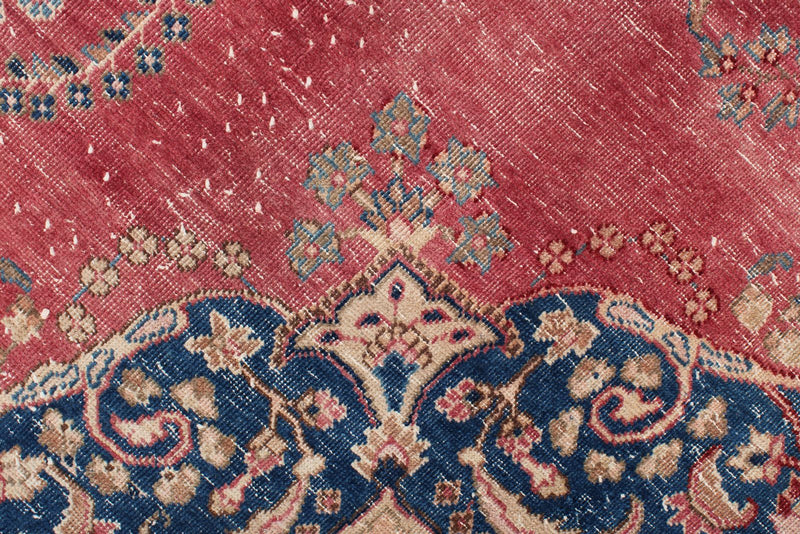 8x12 Rust and Multicolor Modern Contemporary Rug