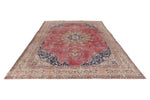 8x12 Rust and Multicolor Modern Contemporary Rug