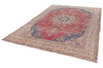 8x12 Rust and Multicolor Modern Contemporary Rug