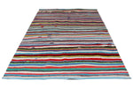 6x10 Multicolor Turkish Tribal Rug