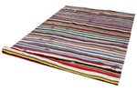 6x10 Multicolor Turkish Tribal Rug