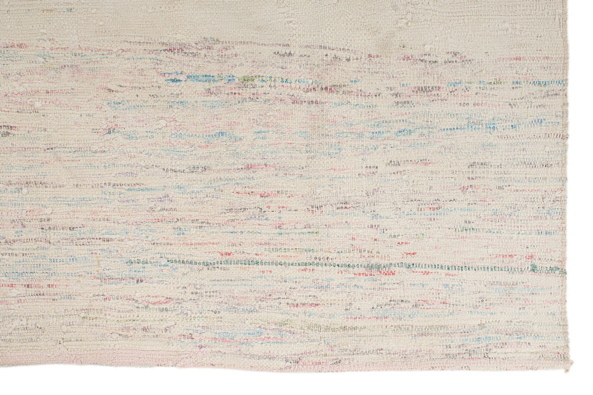 5x8 White and Multicolor Turkish Tribal Rug