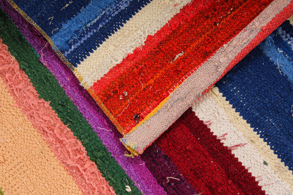 5x9 Multicolor Turkish Tribal Rug
