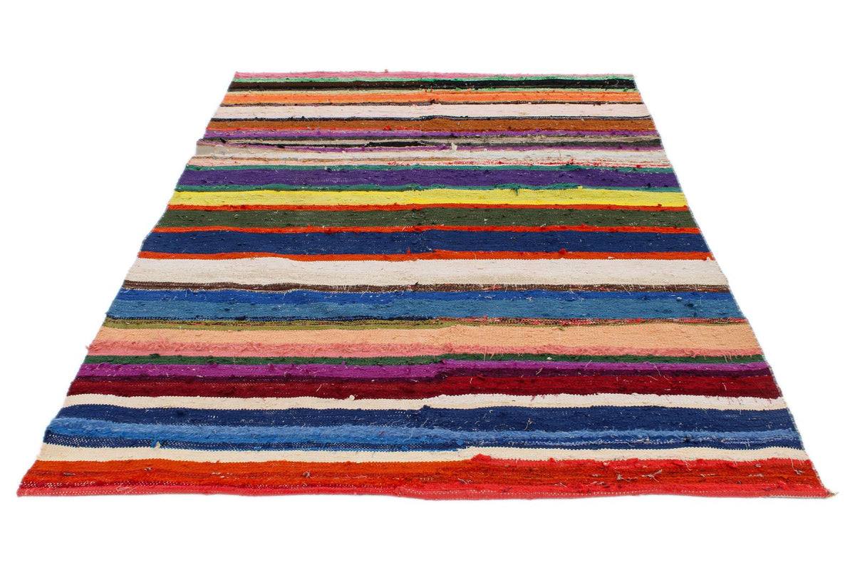 5x9 Multicolor Turkish Tribal Rug