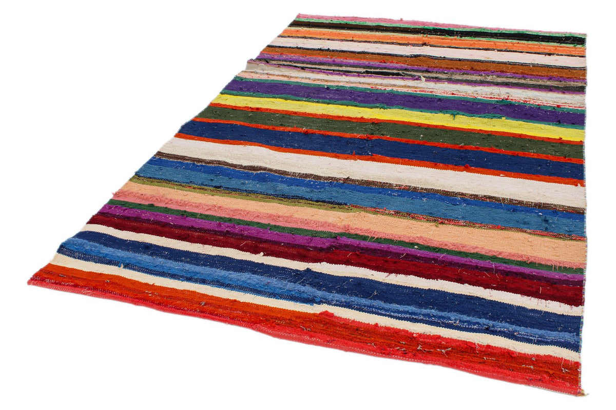 5x9 Multicolor Turkish Tribal Rug