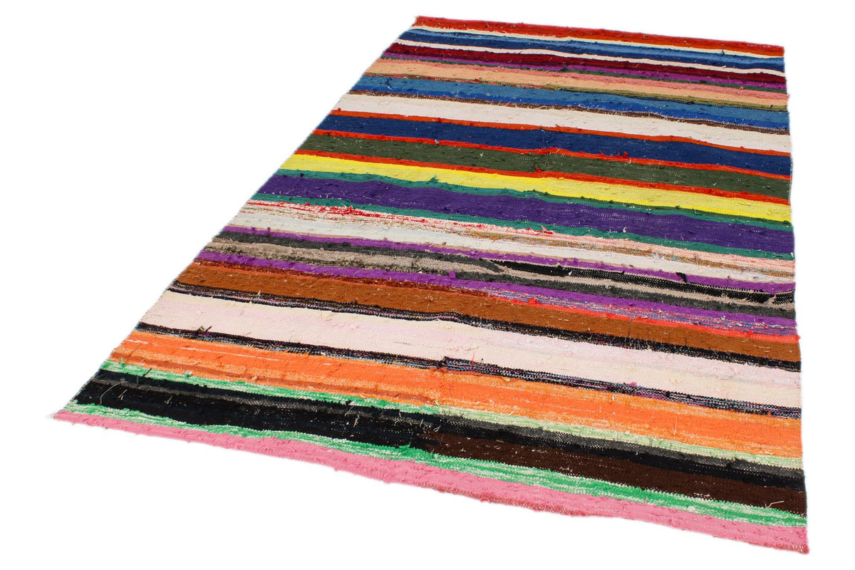 5x9 Multicolor Turkish Tribal Rug