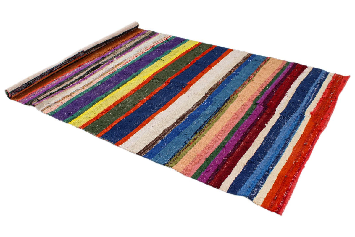 5x9 Multicolor Turkish Tribal Rug