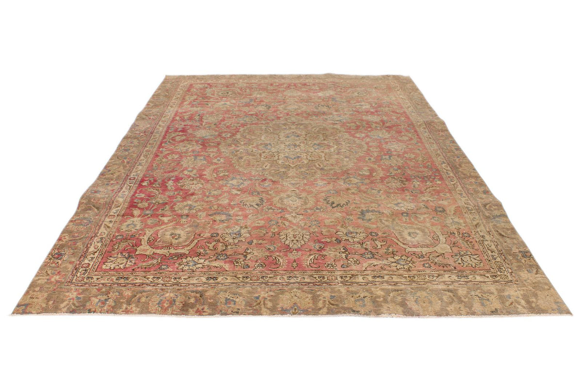 7x10 Pink and Multicolor Modern Contemporary Rug