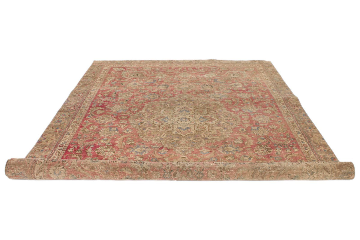 7x10 Pink and Multicolor Modern Contemporary Rug