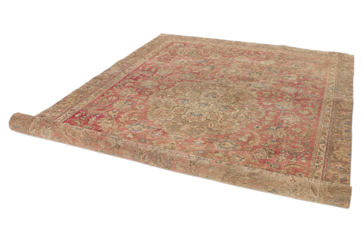 7x10 Pink and Multicolor Modern Contemporary Rug