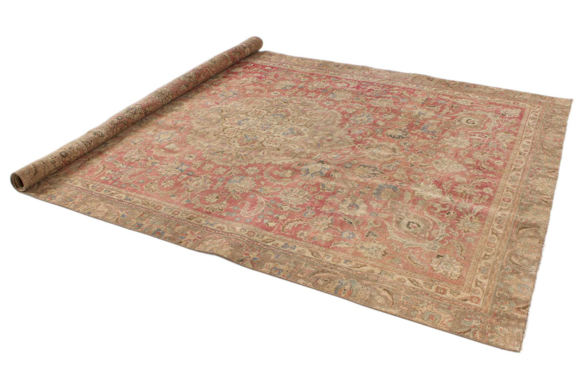 7x10 Pink and Multicolor Modern Contemporary Rug