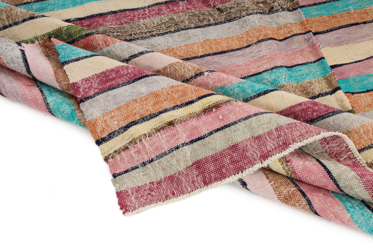 7x8 Multicolor Turkish Tribal Rug