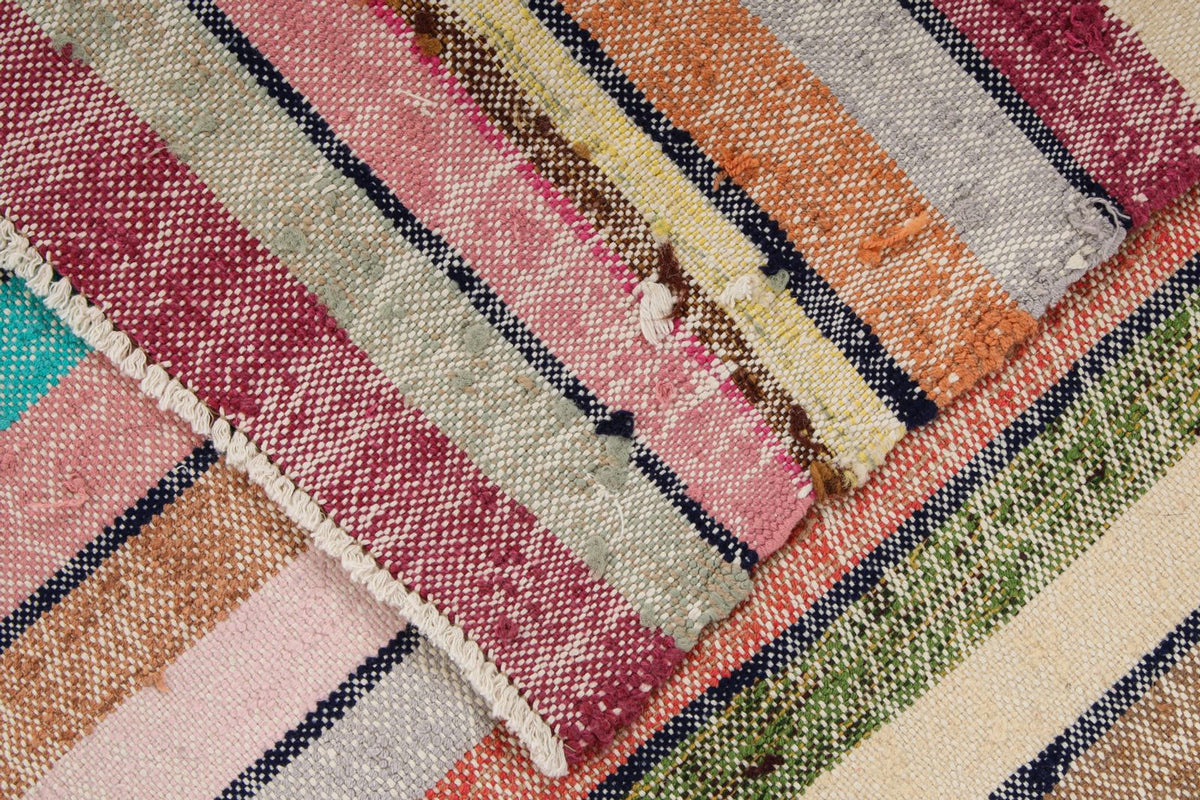 7x8 Multicolor Turkish Tribal Rug