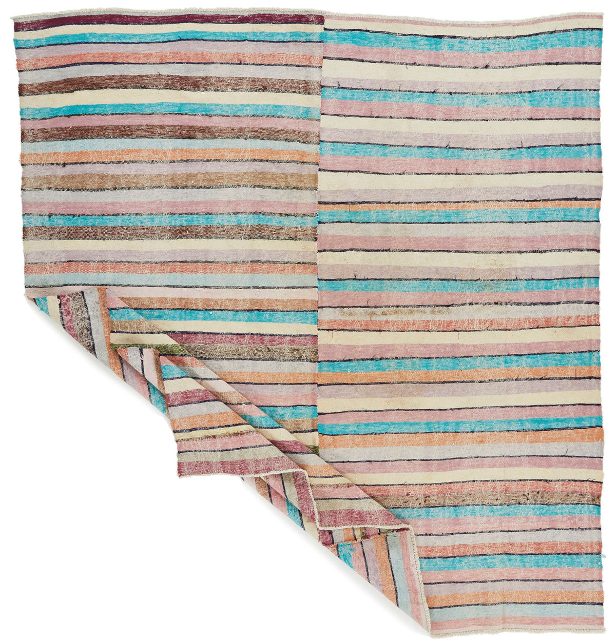 7x8 Multicolor Turkish Tribal Rug
