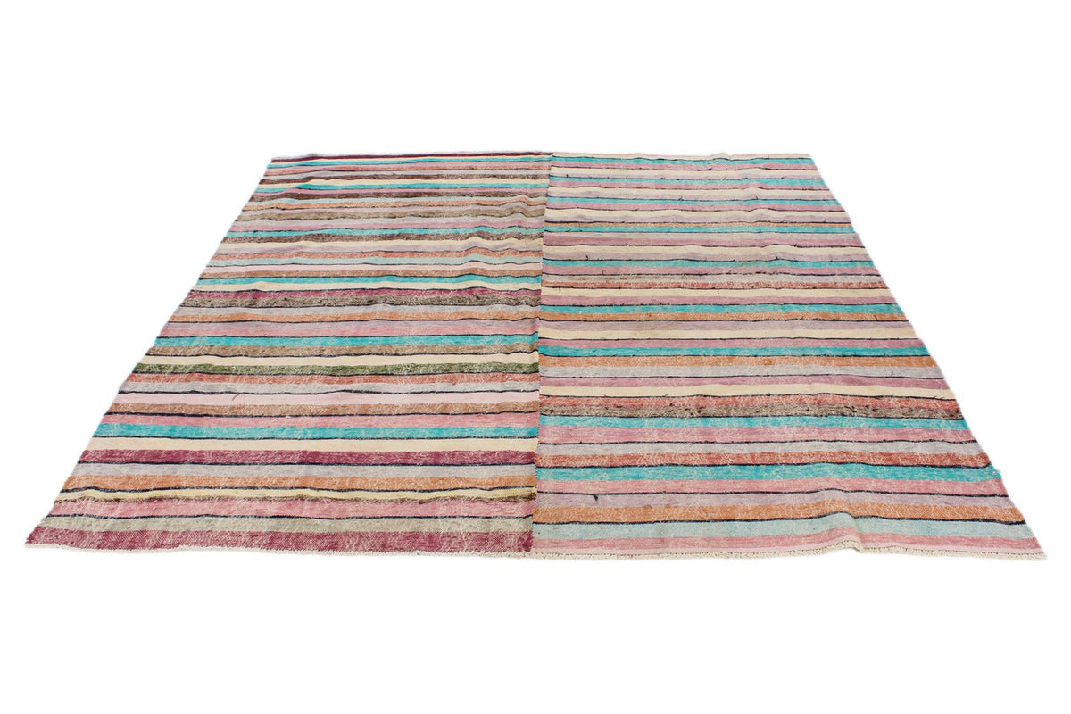7x8 Multicolor Turkish Tribal Rug