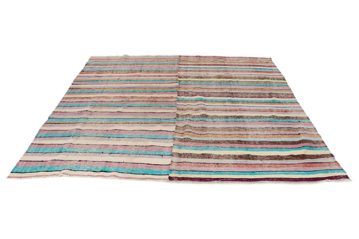 7x8 Multicolor Turkish Tribal Rug