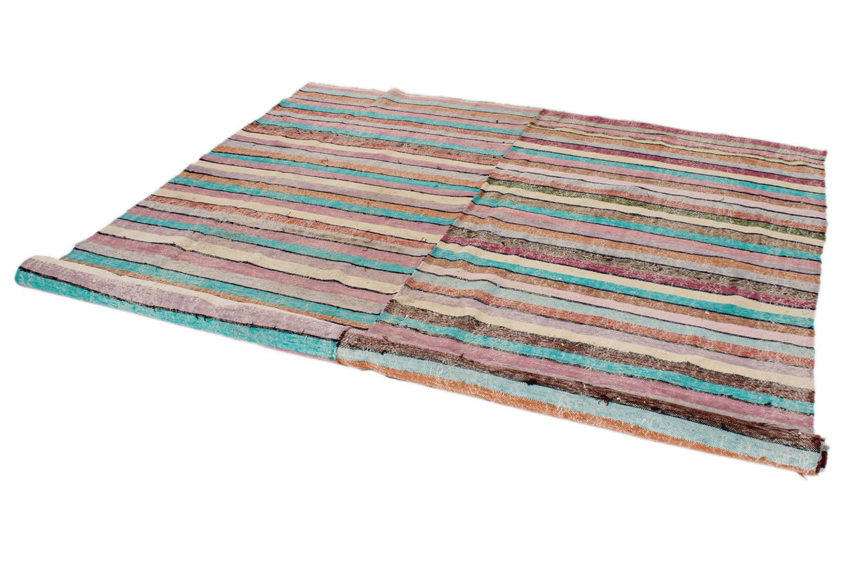 7x8 Multicolor Turkish Tribal Rug