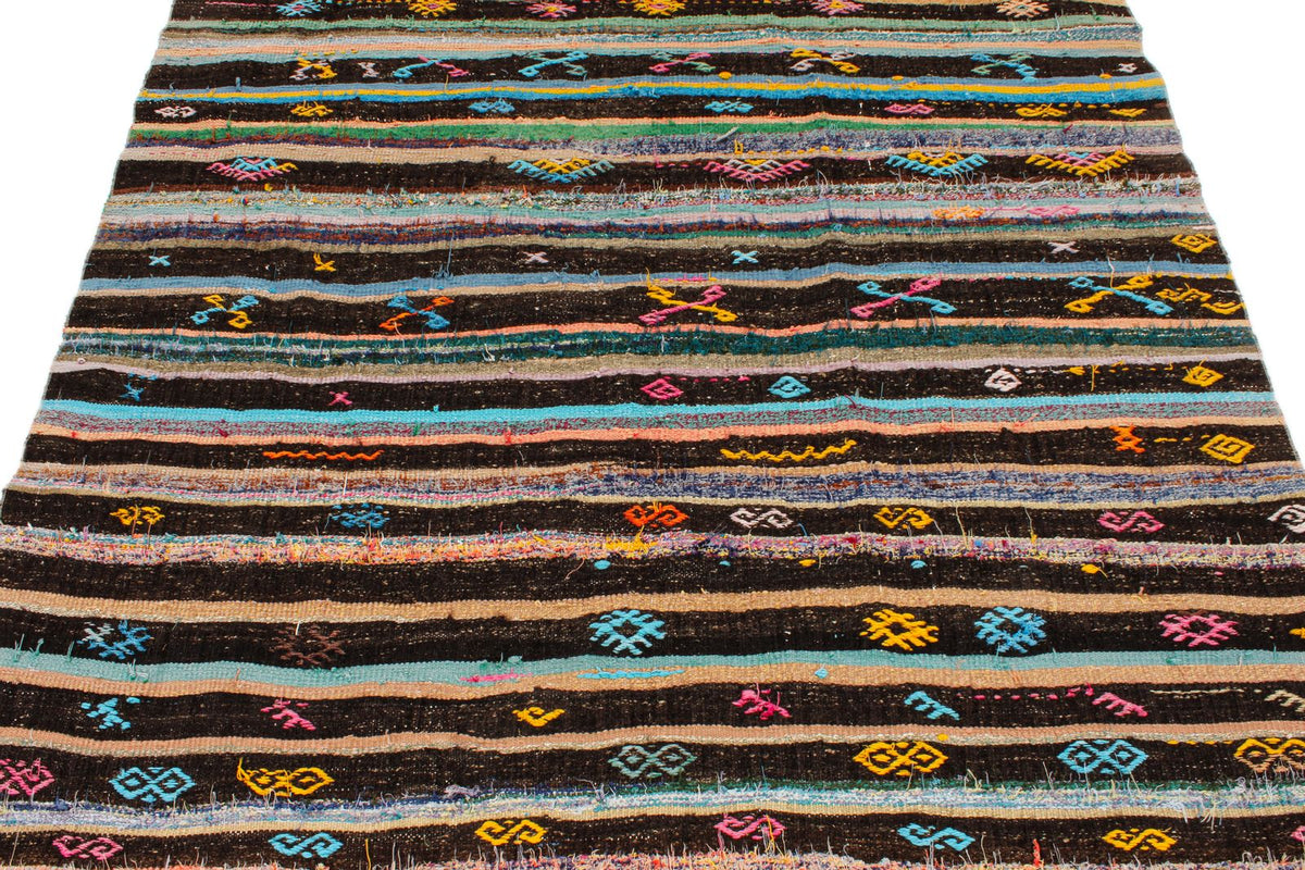 6x8 Multicolor Turkish Tribal Rug
