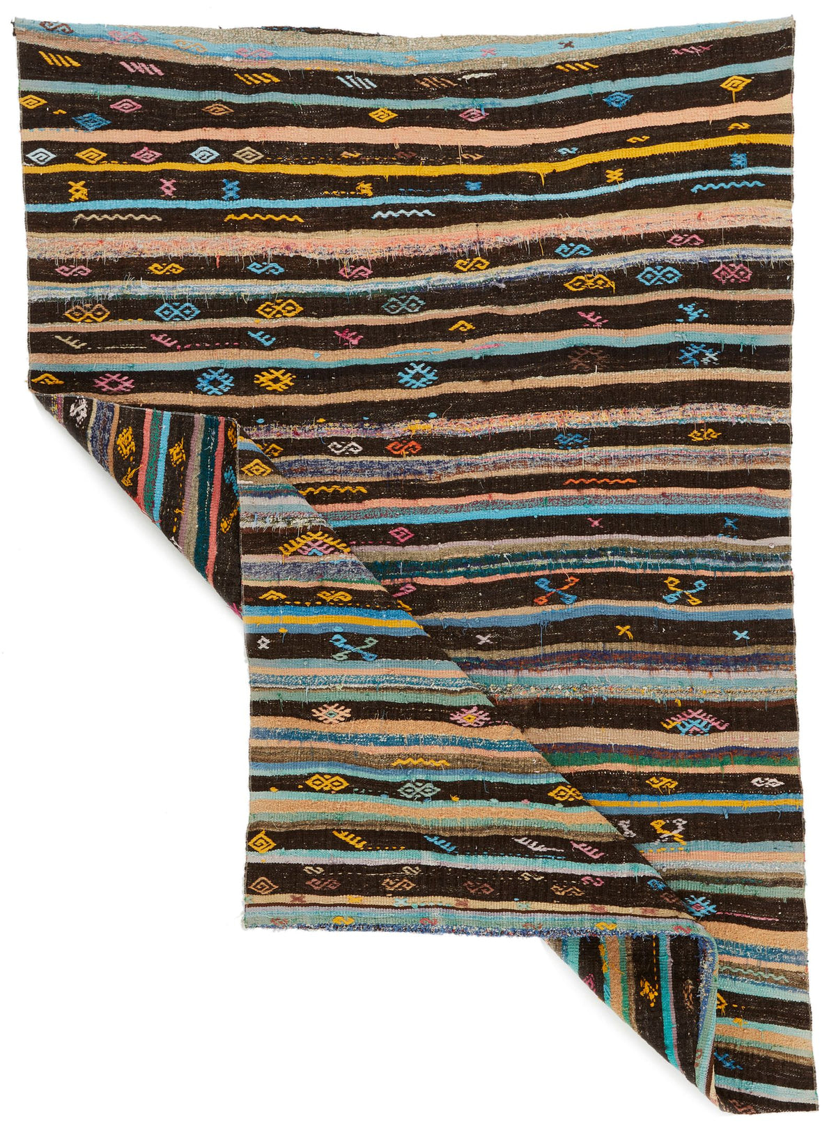 6x8 Multicolor Turkish Tribal Rug