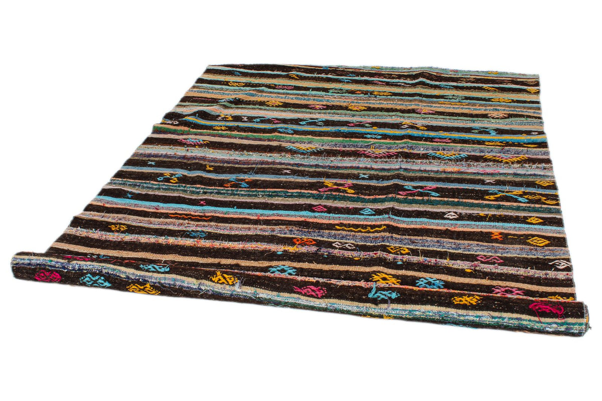 6x8 Multicolor Turkish Tribal Rug