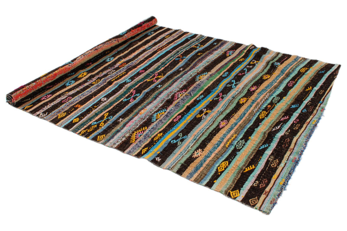 6x8 Multicolor Turkish Tribal Rug