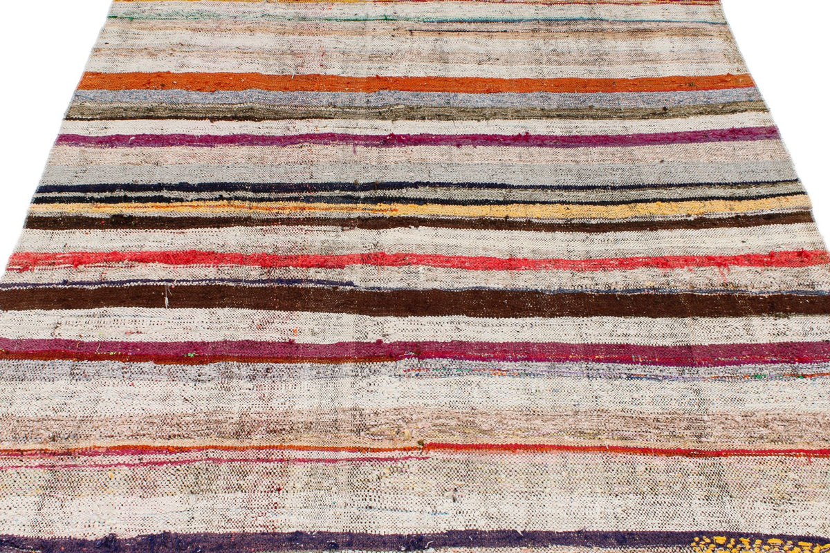 5x9 Multicolor Turkish Tribal Rug