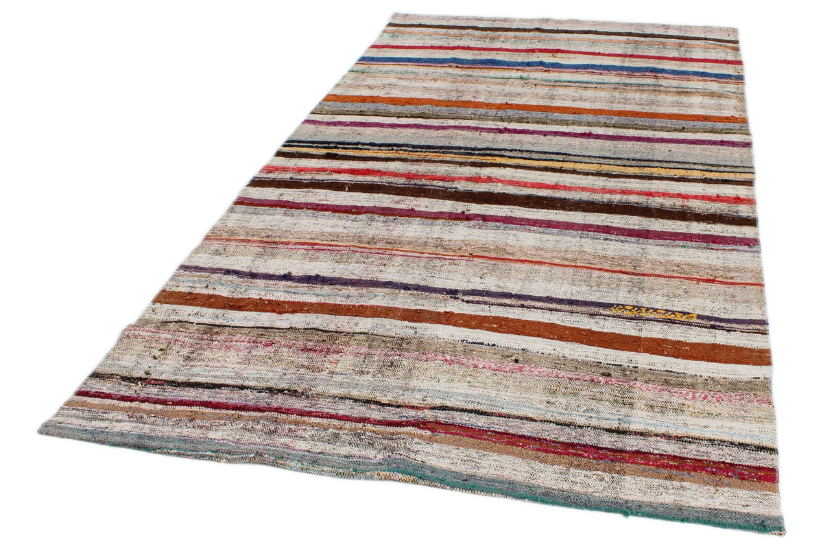 5x9 Multicolor Turkish Tribal Rug