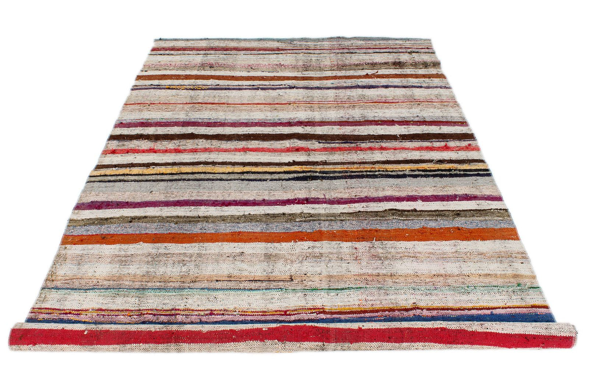 5x9 Multicolor Turkish Tribal Rug