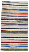 5x9 Multicolor Turkish Tribal Rug
