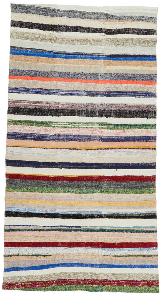 5x9 Multicolor Turkish Tribal Rug