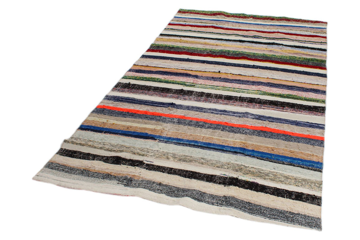 5x9 Multicolor Turkish Tribal Rug