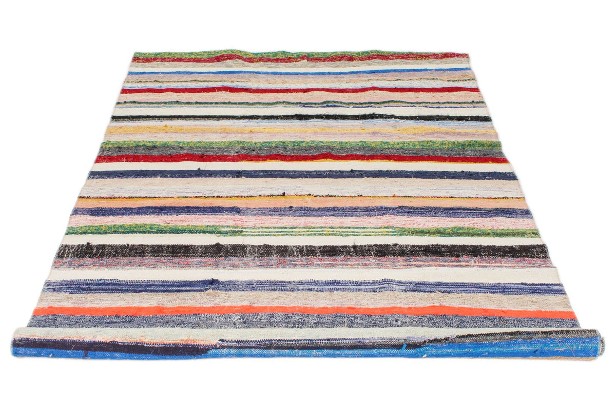 5x9 Multicolor Turkish Tribal Rug